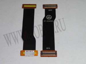 шлейф для Samsung GT S3930C (BV) (с коннекторами) (BV) ― MOBY1