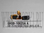 шлейф для Samsung GT S5570 Оригинал p/n GH59-10625A (в сборе с датчиком освещения (приближения) RCV Sensor + микрофон + спикер) Оригинал
