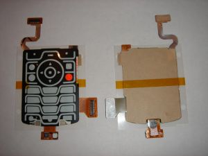 шлейф для Motorola RAZR V3 (с коннекторами) (AS) [FLCMOT08] ― MOBY1